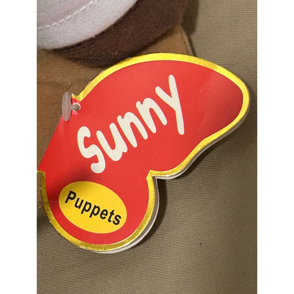 Sunny Puppets Boy Hand Puppet Gold Vest Black Pants GS4566 New with Tags - Picture 5 of 6